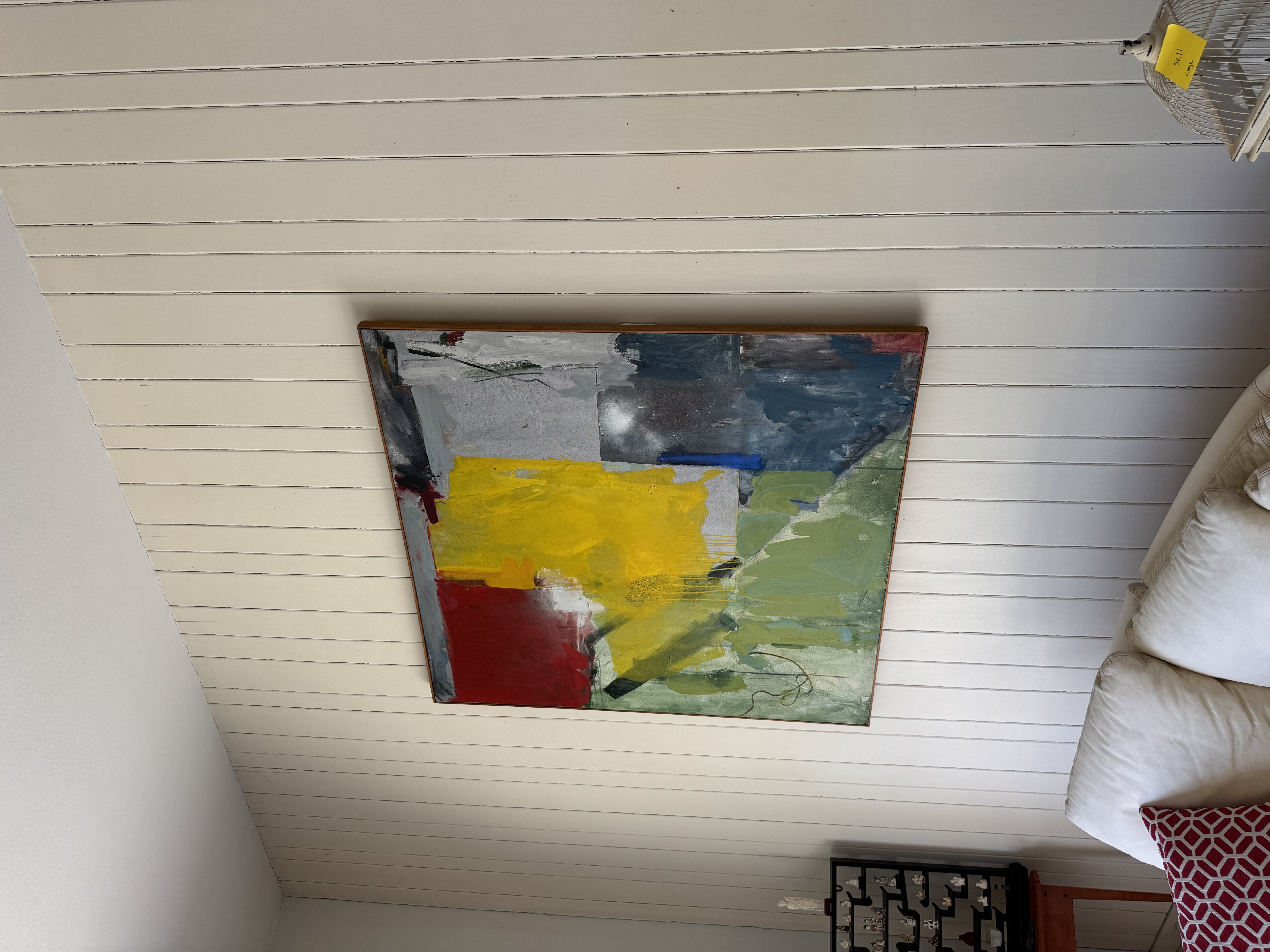 Large Original Abstract Painting, ~48x48" photo 2